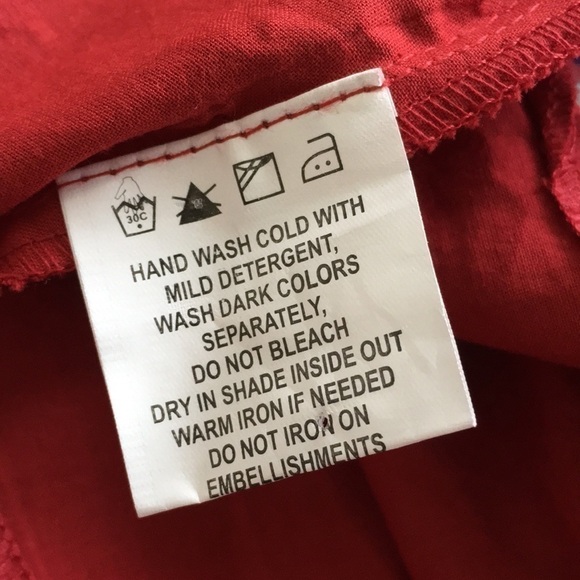 AVAASA Kurta Red Blue Size Medium - Picture 11 of 11